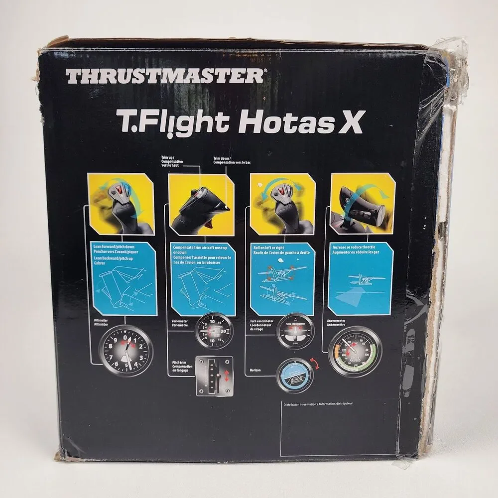Thrustmaster T-Flight HOTAS X USB Flight Simulator Joystick Throttle PC